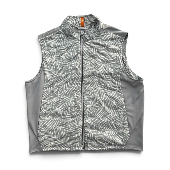 Peter Millar Other - Peter Millar Crown Sport Gale Gray Fuse Elite Hybrid Golf Vest Men's Size 2XL